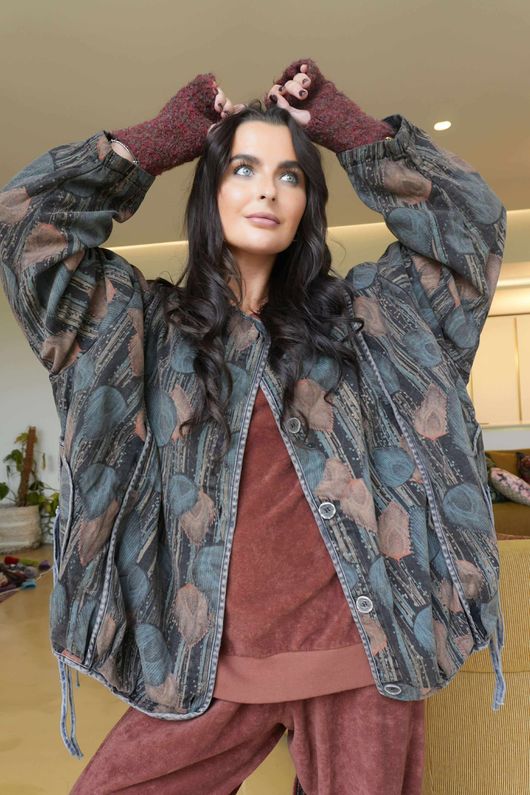 Plume Denim Jacket Copper